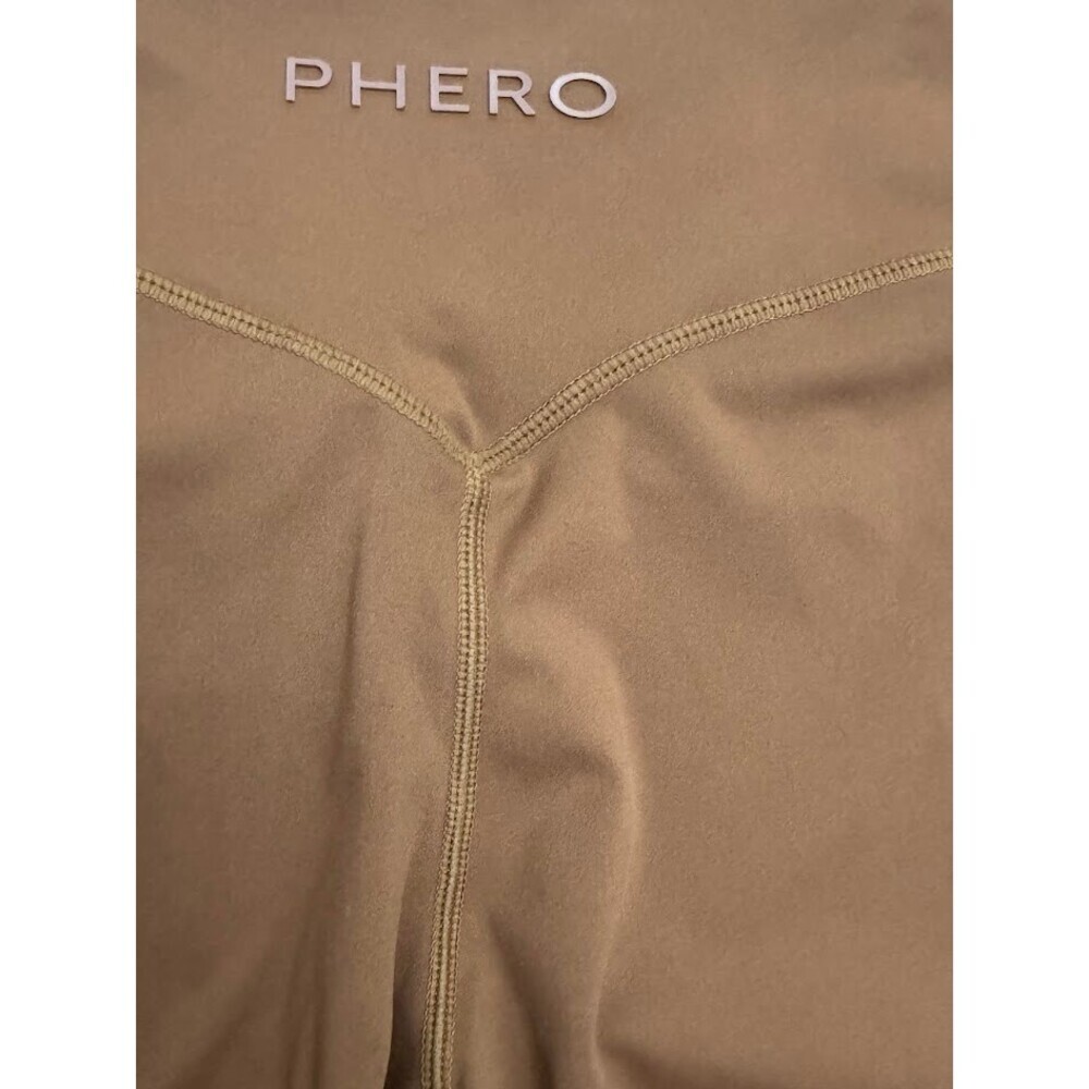 Brown High Waisted Wide Leg Pants Small New Athleisure Gym Yoga - Picture 4 of 5